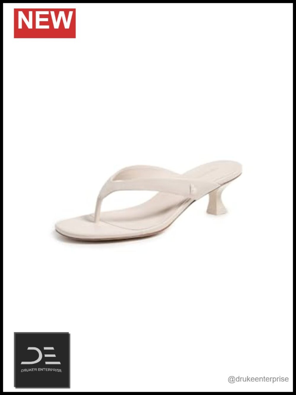 Cushioned Leather Slip-On Heeled Sandals 60mm